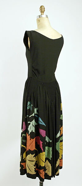 Evening dress, Myrbor (French, 1922–1936), silk, French