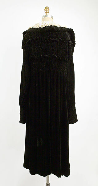 Coat, silk, French