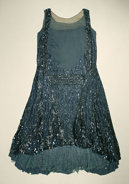 Evening dress, [no medium available], probably British 