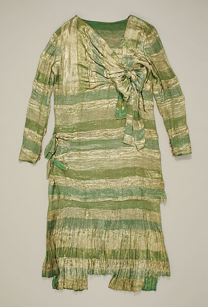 Dress, House of Tappé, Inc., metallic thread, American 