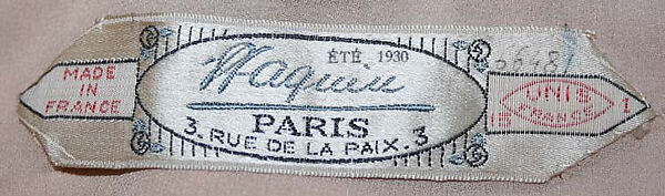 Evening coat, House of Paquin (French, 1891–1956), silk, French