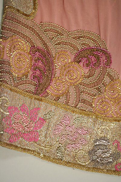 Dress, Beer (French, ca. 1890–1928), silk, metallic thread, beading, French