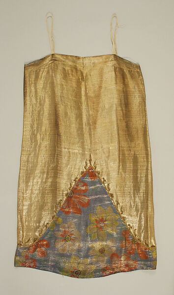 Dress, Beer (French, ca. 1890–1928), silk, metallic thread, beading, French