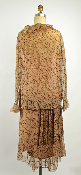 Afternoon dress, silk, American