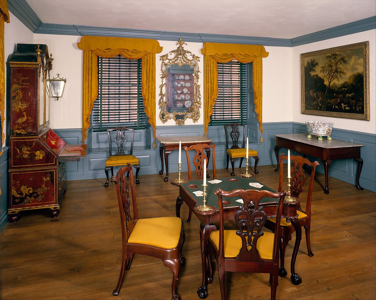 Woodwork of a Room from the Colden House, Coldenham, New York, Pine, American