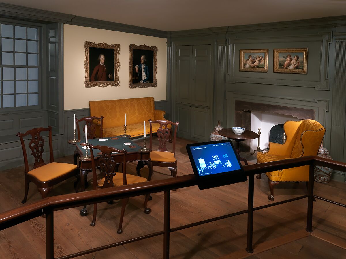 Woodwork of a Room from the Colden House, Coldenham, New York, Pine, American 