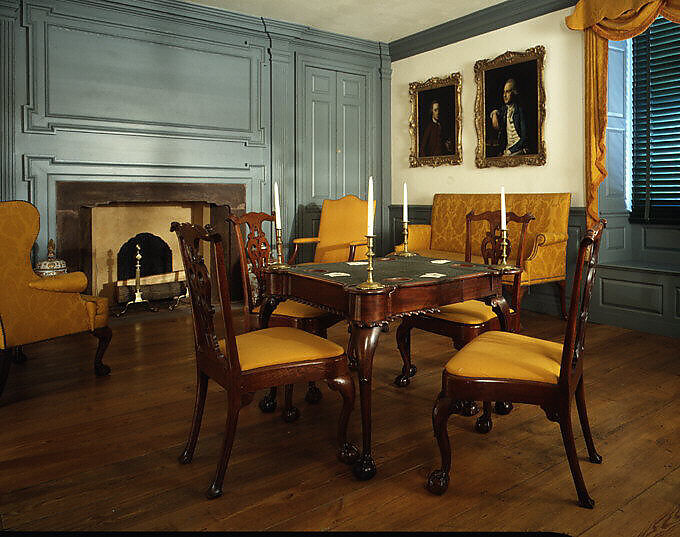 Woodwork of a Room from the Colden House, Coldenham, New York, Pine, American