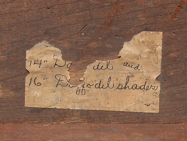 Work bench from Tiffany Studios, Tiffany Studios (1902–32), Wood, metal, and glass, American