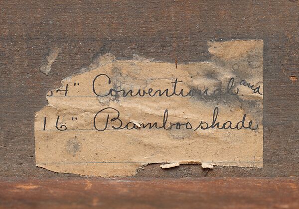 Work bench from Tiffany Studios, Tiffany Studios (1902–32), Wood, metal, and glass, American